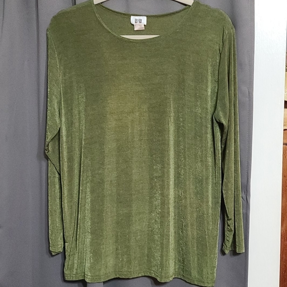 SPS U.S.A. nylon/spandex shirt approx.‎ Size L